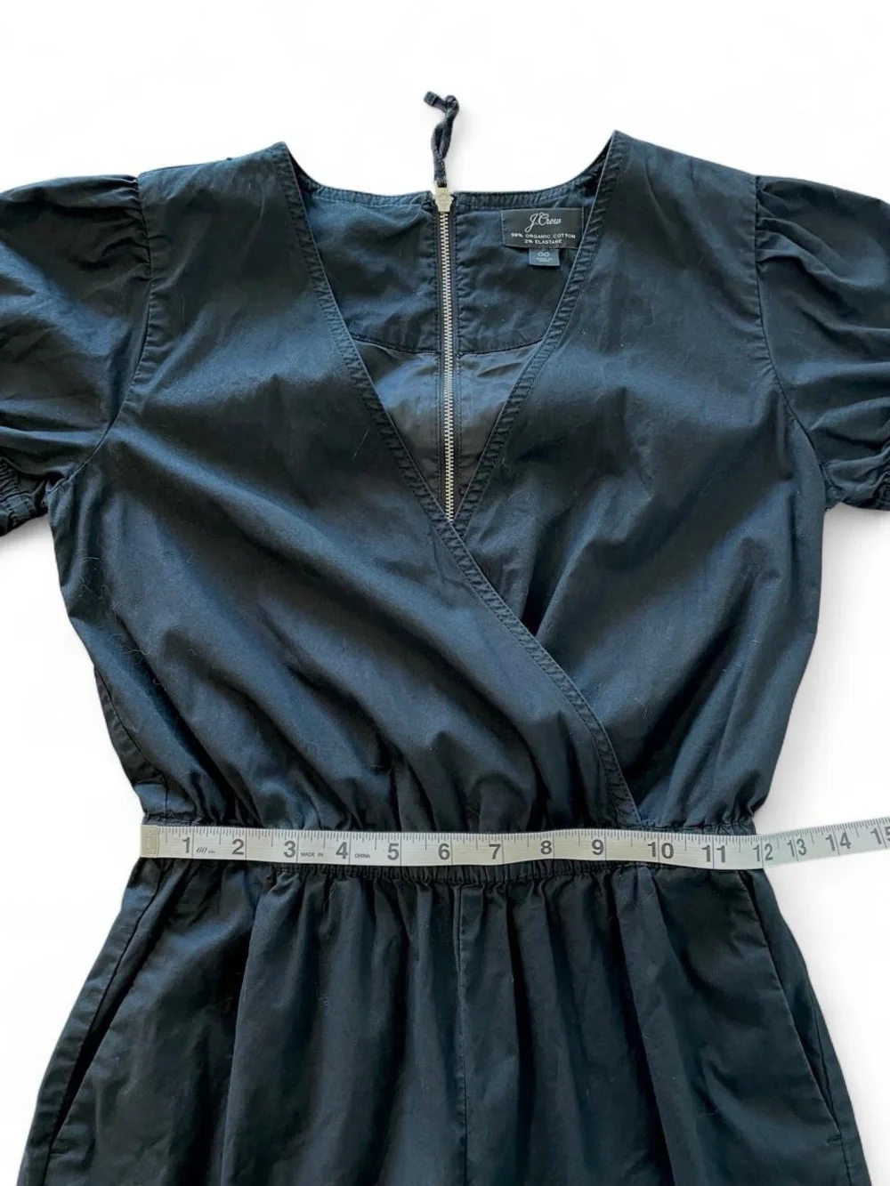 J.Crew Black Cotton Jumpsuit